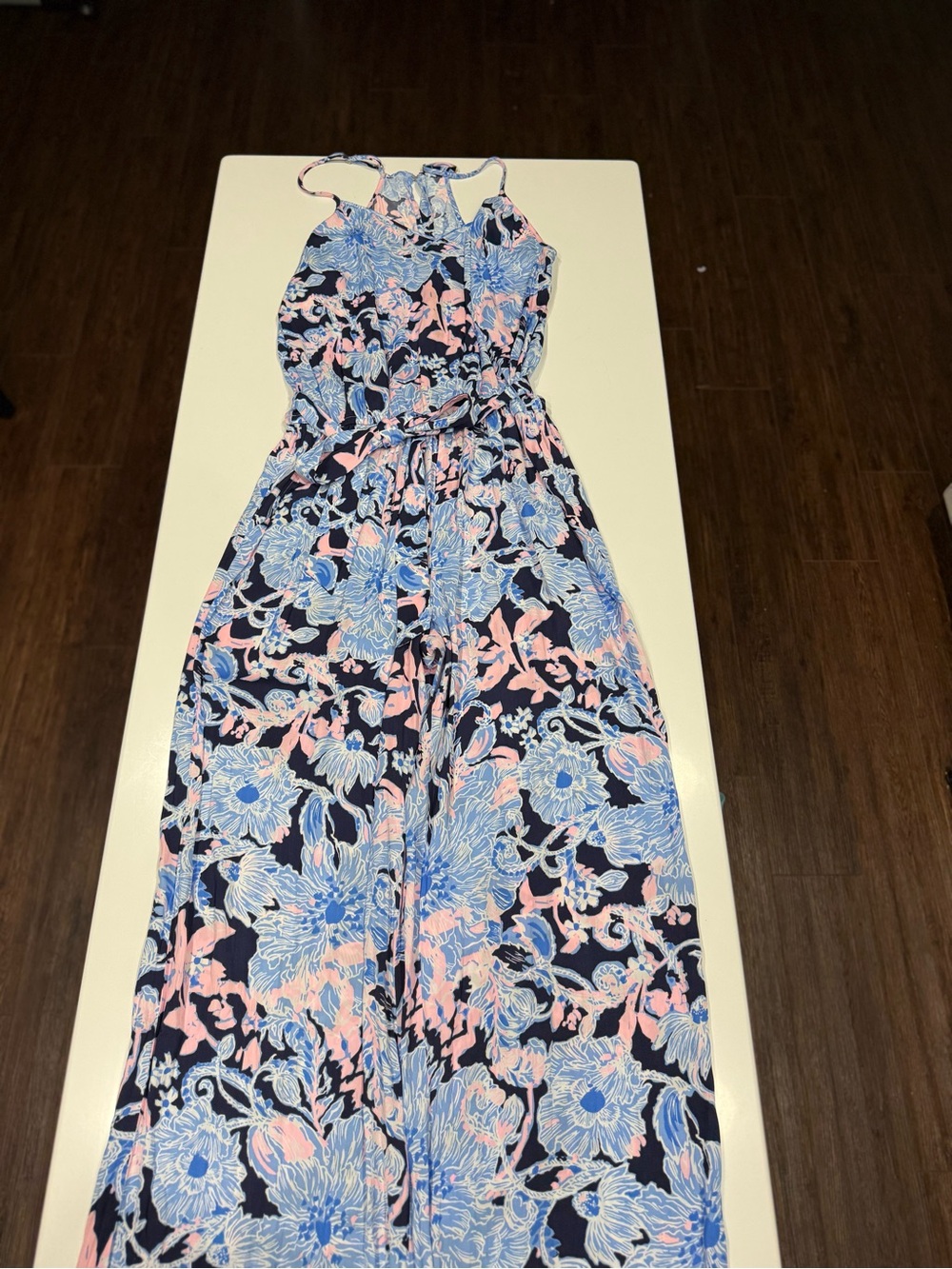 Women’s Navy Floral One-Piece Jumpsuit Lilly Pulitzer Jumpsuit